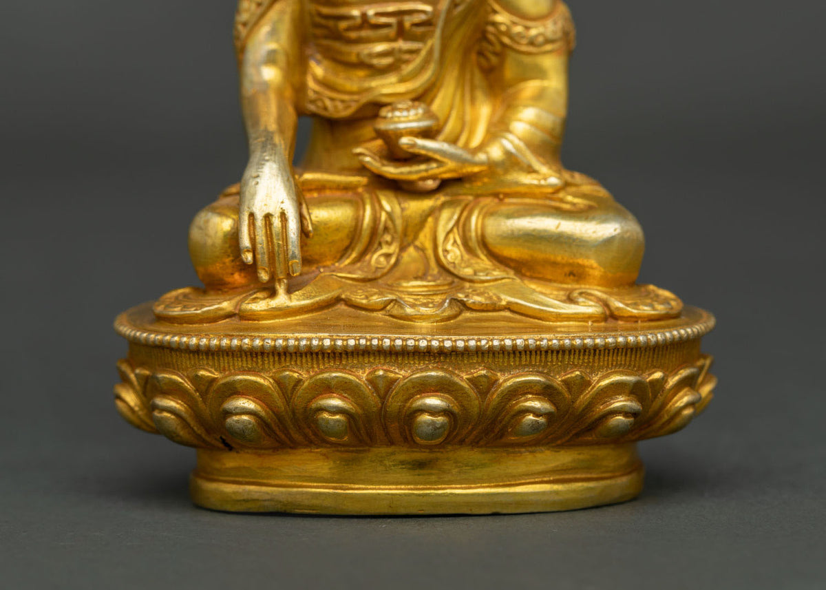 Shakyamuni Buddha Statue | Handcrafted Copper Sculpture from Nepal