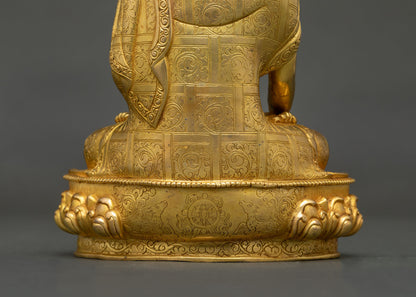 Historical Siddhartha Gautama Statue | Traditional Buddhist Artwork