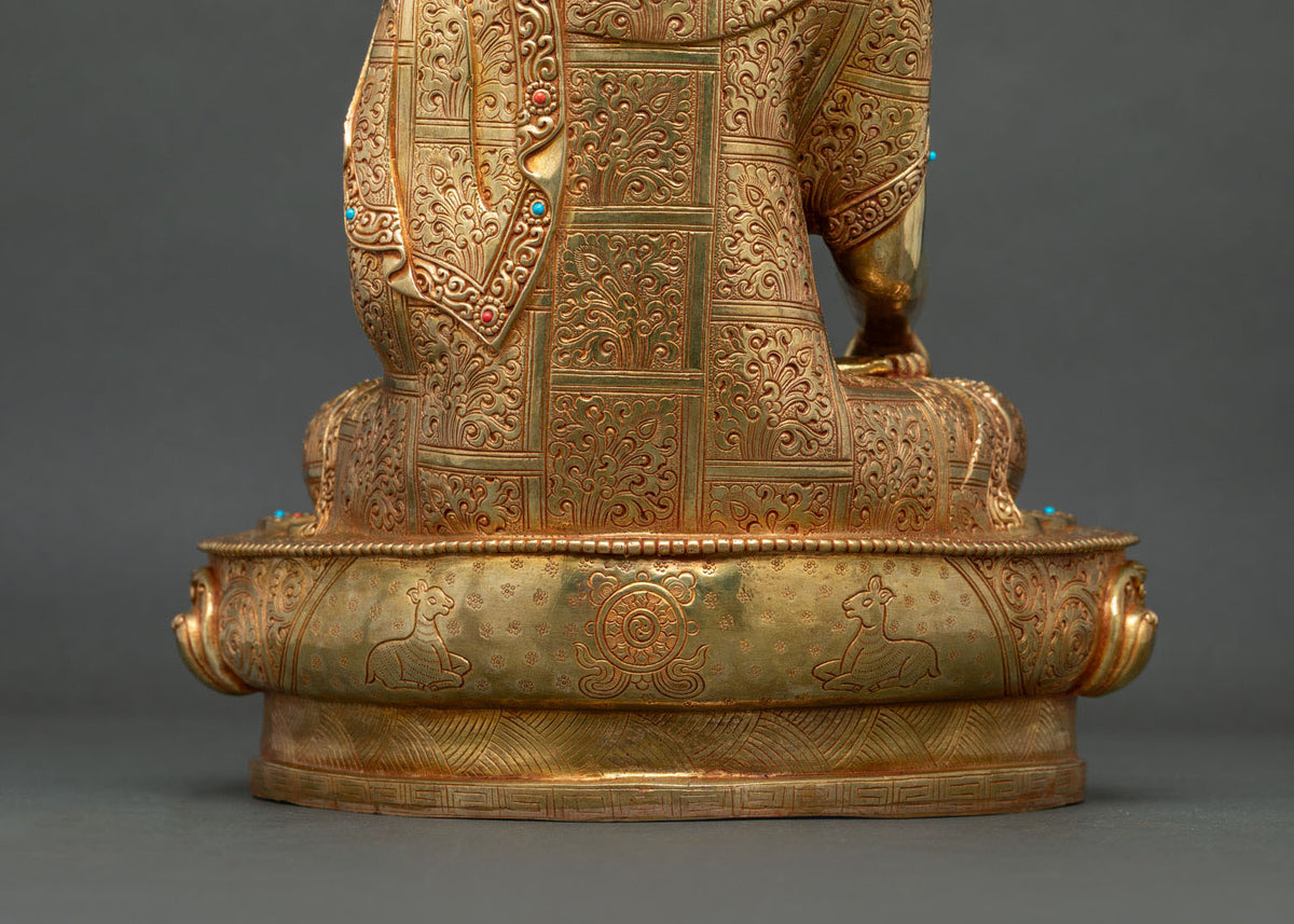 Shakyamuni Buddha Meditation Statue | Traditional Tibetan Buddhist Art