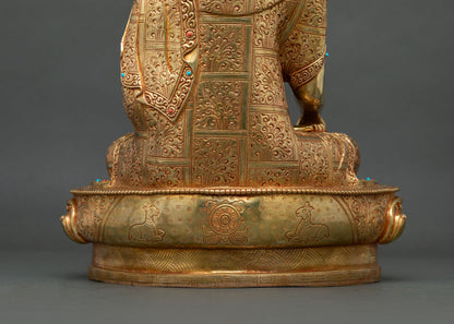 Shakyamuni Buddha Meditation Statue | Traditional Tibetan Buddhist Art