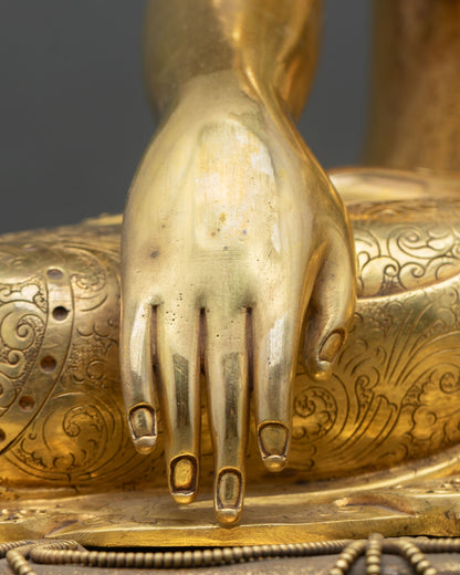 Buddha Shakyamuni Statue | Tibetan Buddhist Shrine Decor