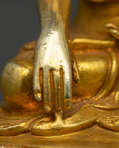 Shakyamuni Buddha Statue | Handcrafted Copper Sculpture from Nepal