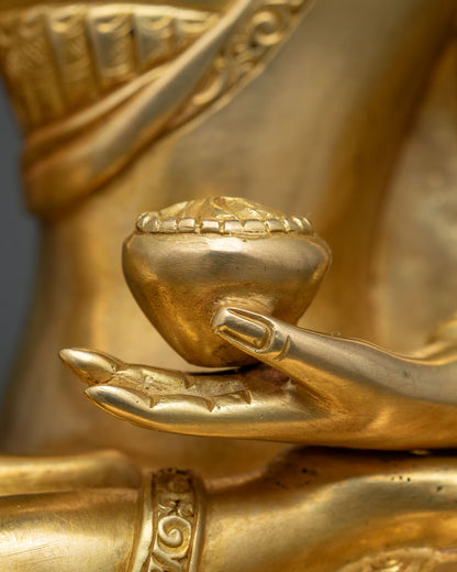 Shakyamuni Buddha Statue | Sacred Buddhist Meditation Sculpture