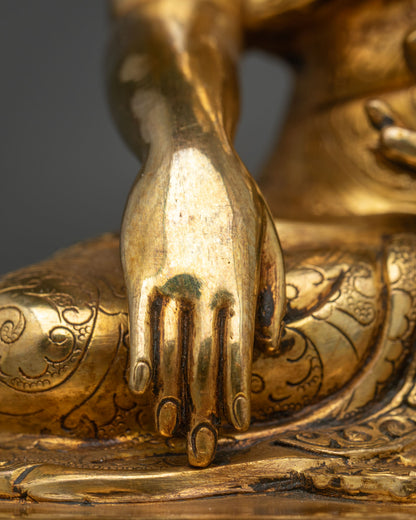 Shakyamuni Buddha Statue | Authentic Nepalese Buddhist Art