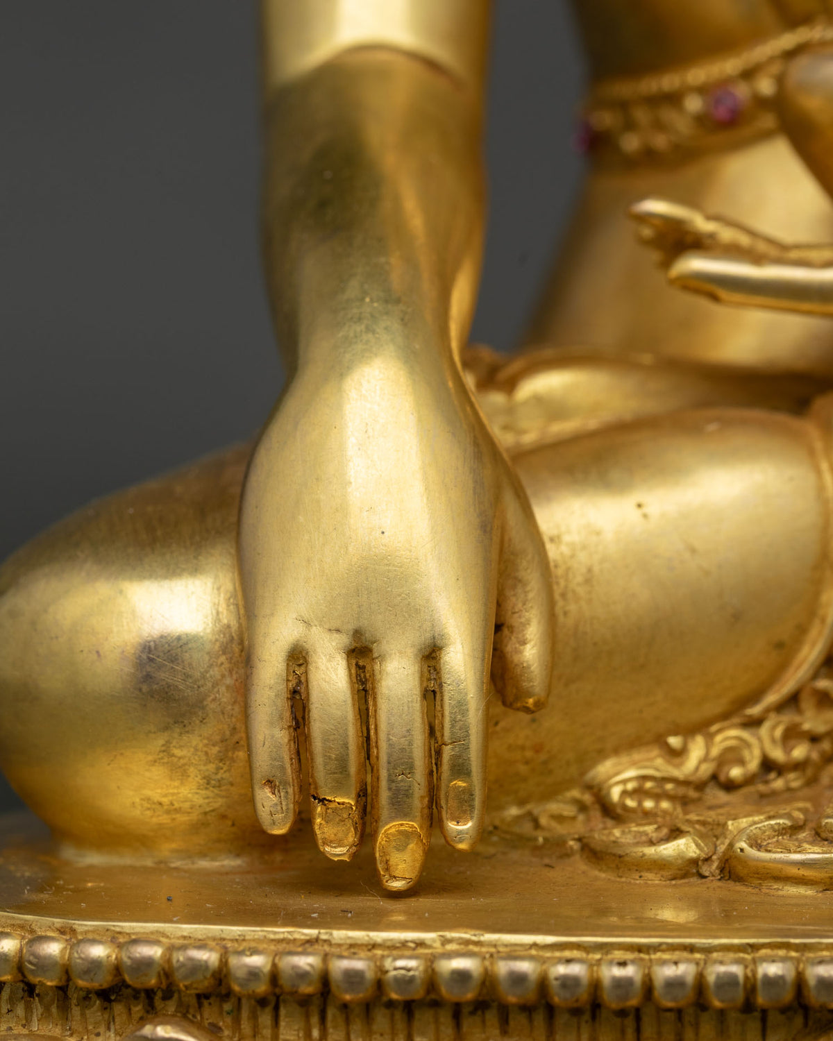 Enlightened Gautama Buddha Statue | Handcrafted Nepalese Metalwork