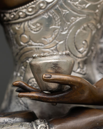 Buddha Shakyamuni Statue – Spiritual Decor from Nepal