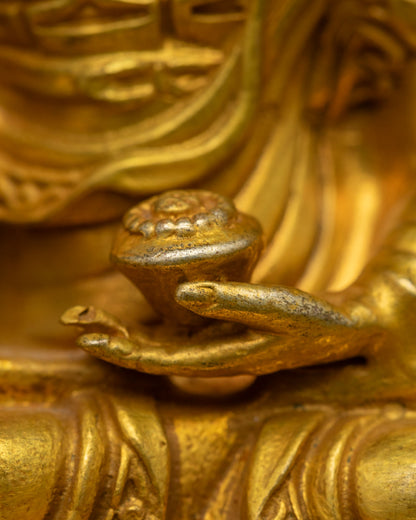 Shakyamuni Buddha Statue | Nepalese Copper Sculpture for Your Altar