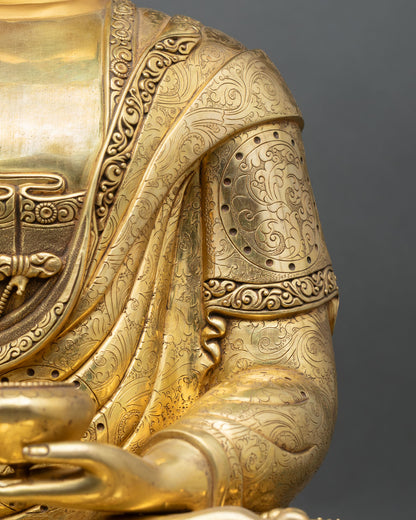 Buddha Shakyamuni Statue | Tibetan Buddhist Shrine Decor
