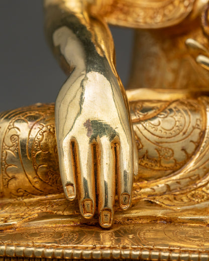 Shakyamuni Buddha Statue | Authentic Nepalese Buddhist Art