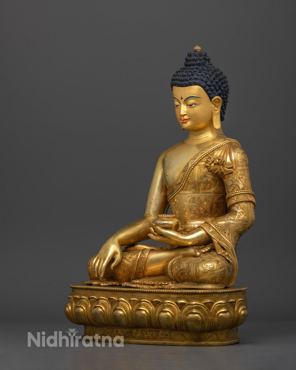 Handcraved Vajrayana Buddha Shakyamuni statues