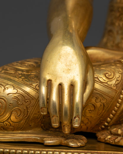Handcraved Vajrayana Buddha Shakyamuni statues