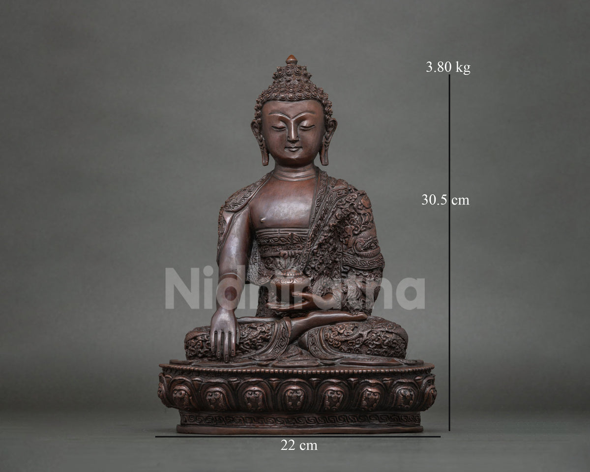 Oxidized Shakyamuni Buddha | The Supreme Teacher of Dharma