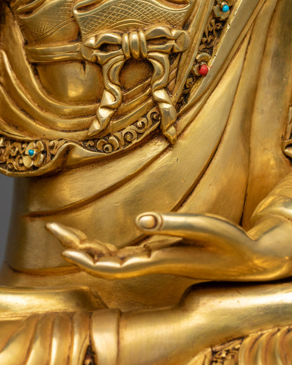 Sacred Shakyamuni Buddha Statue | Traditional Tibetan Art