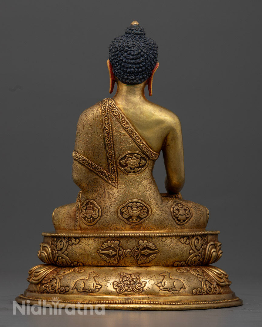 Back side image of Shakyamuni Buddha