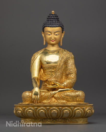 Shakyamuni Buddha Statue | Buddhist Tibetan Artwork