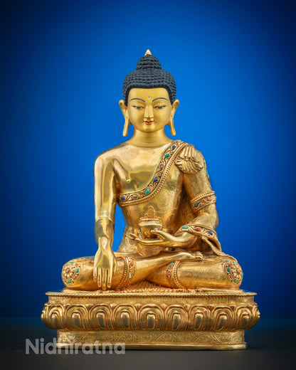 Shakyamuni Buddha Statue | Tibetan Buddha for Blessings