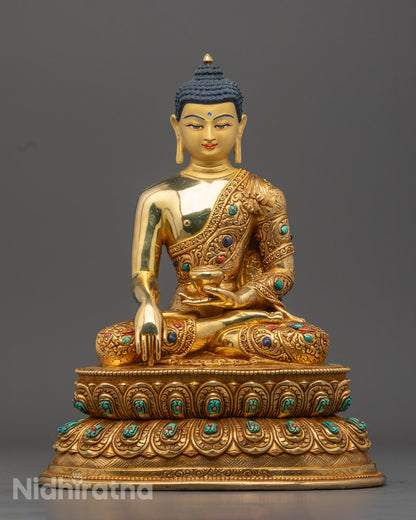 Shakyamuni Buddha Statue | Tibetan Sacred Artwork