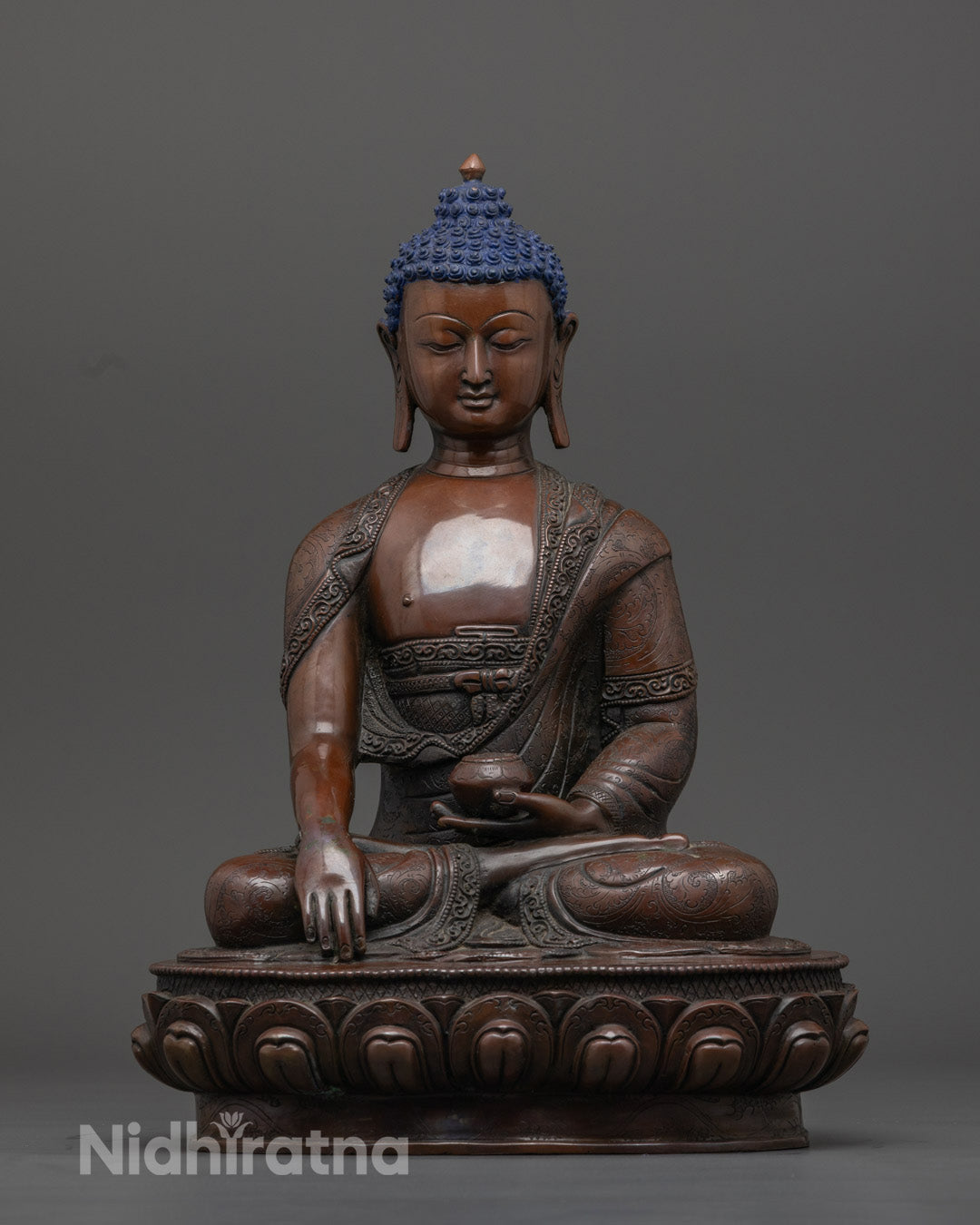 Shakyamuni Buddha Statue | Traditional Nepalese Buddhist Art