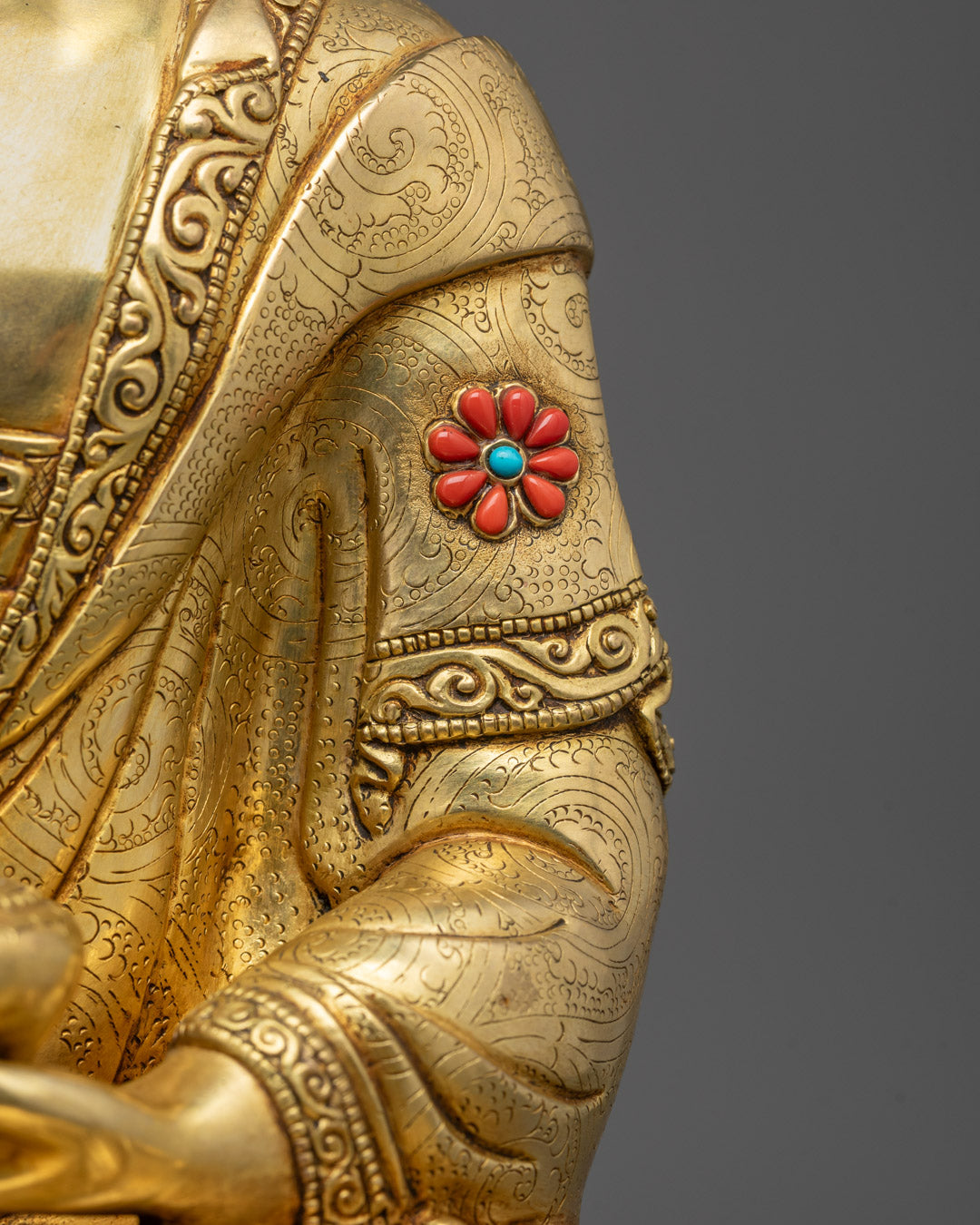 Beautiful Shakyamuni Buddha Statue | Traditional Himalayan Art
