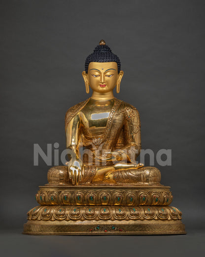 32 Inch Tall Shakyamuni Buddha Statue | Life-Size Buddhist Masterpiece