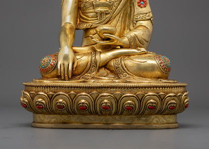 Beautiful Shakyamuni Buddha Statue | Traditional Himalayan Art