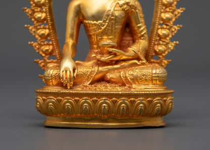 Nepalese Machine-Made Shakyamuni Buddha Statue for Meditation