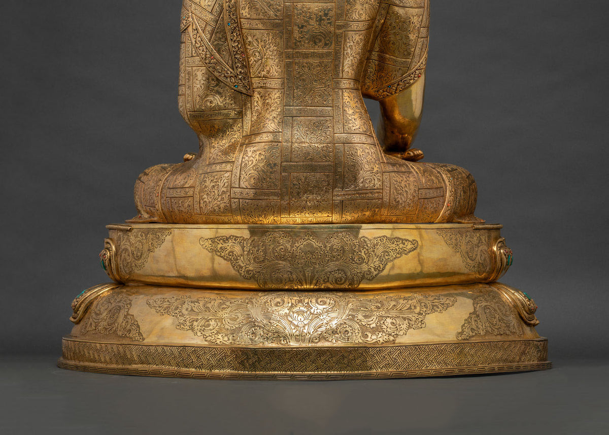 32 Inch Tall Shakyamuni Buddha Statue | Life-Size Buddhist Masterpiece