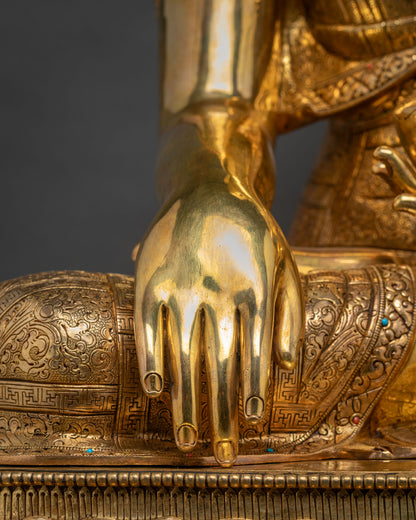 32 Inch Tall Shakyamuni Buddha Statue | Life-Size Buddhist Masterpiece