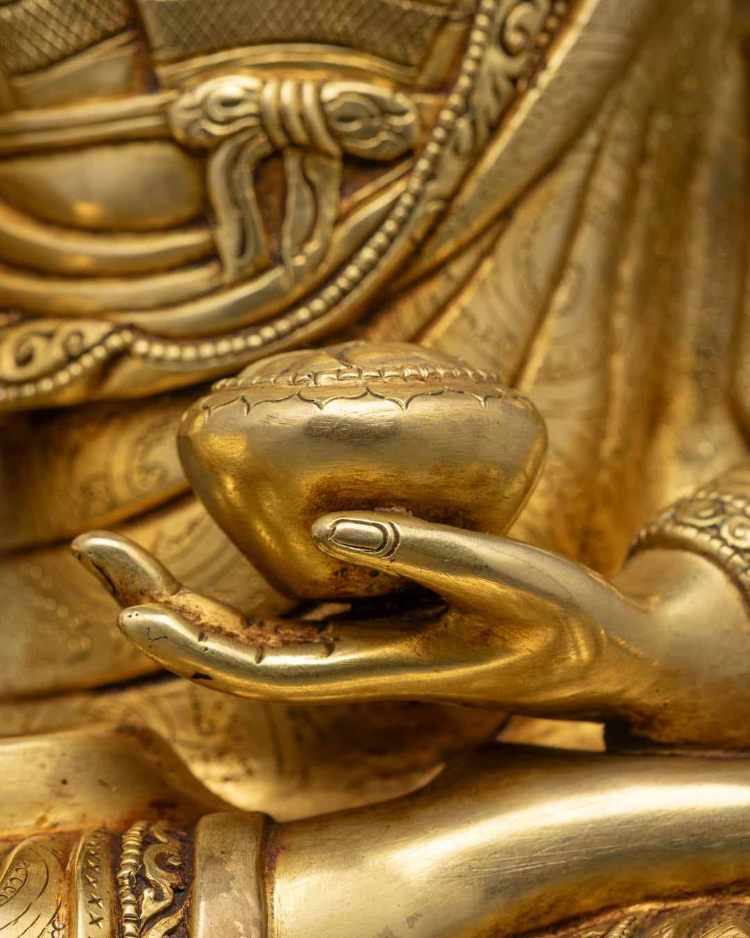 Beautiful Shakyamuni Buddha Statue | Traditional Himalayan Art