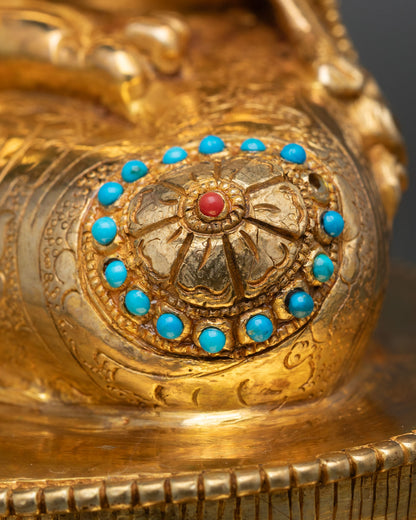 Shakyamuni Buddha Statue with Traditional Nepalese Artistry