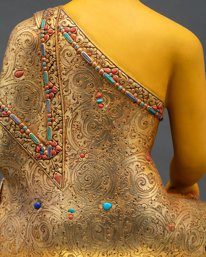 Shakyamuni Buddha Statue | Buddhist Enlightenment Art  Figurine