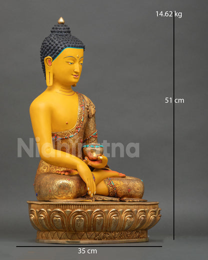 Shakyamuni Buddha Statue | Buddhist Enlightenment Art  Figurine