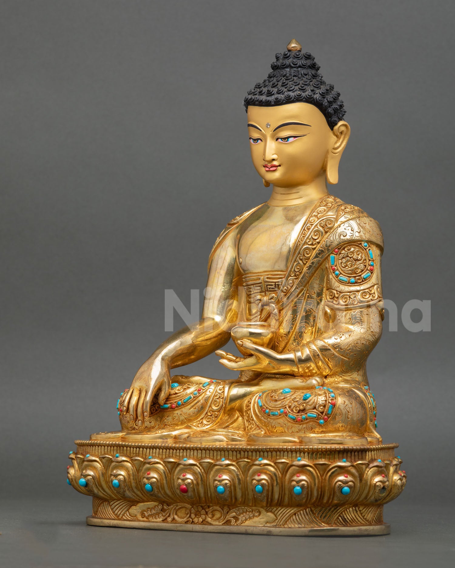 Nepalese Buddha Shakyamuni Statue | Handmade in Nepal