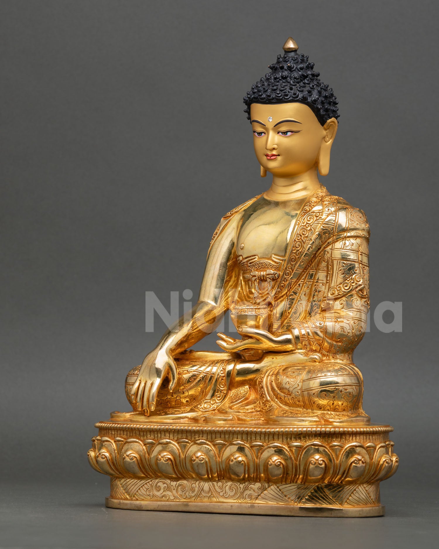 Shakyamuni Buddha Statue | Traditional Himalayan Sacred Art