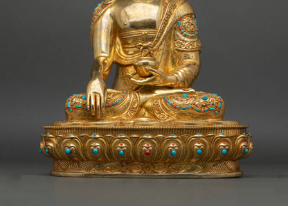 Nepalese Buddha Shakyamuni Statue | Handmade in Nepal