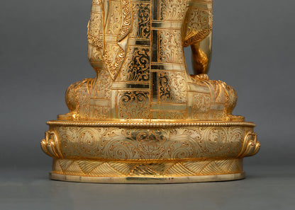 Shakyamuni Buddha Statue | Traditional Himalayan Sacred Art