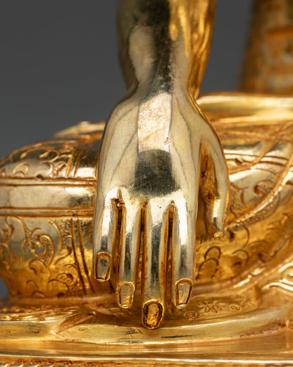 Shakyamuni Buddha Statue | Traditional Himalayan Sacred Art