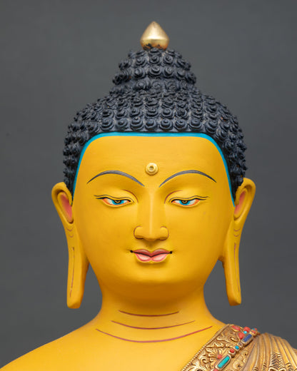 Shakyamuni Buddha Statue | Buddhist Enlightenment Art  Figurine