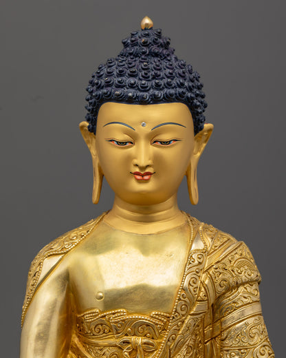 The Shakyamuni Buddha Statue for Buddhist Shrine