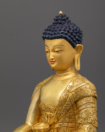 The Shakyamuni Buddha Statue for Buddhist Shrine