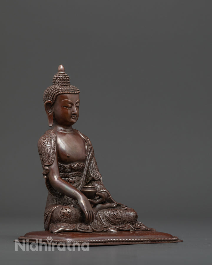 Shakyamuni Buddha Statue in right to left posture 