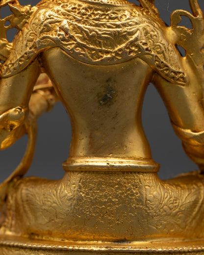 Sacred Green Tara Statue | Tibetan Buddhist Goddess