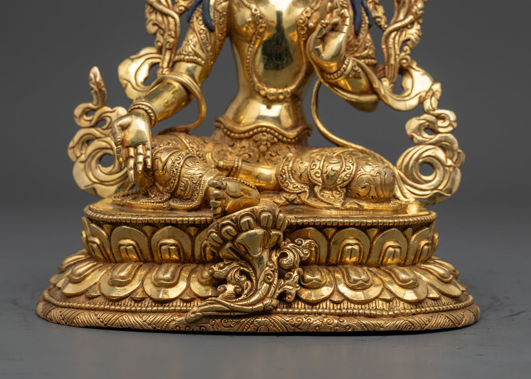 Green Tara Statue | Tibetan Bodhisattva of Healing