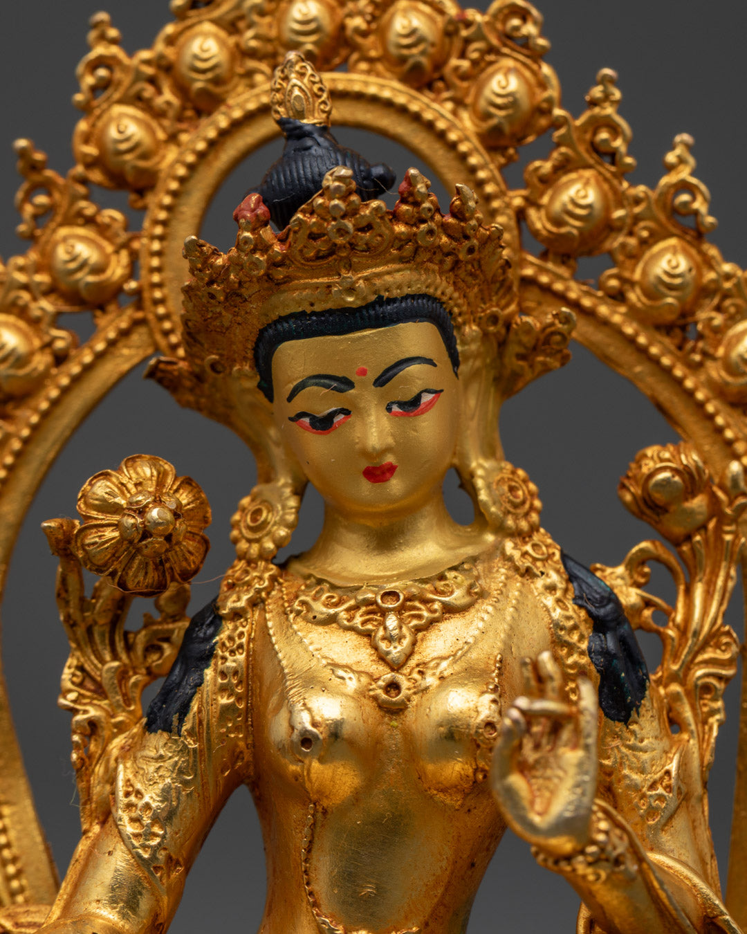 Green Tara Statue | Handcrafted Nepalese Art for Healing