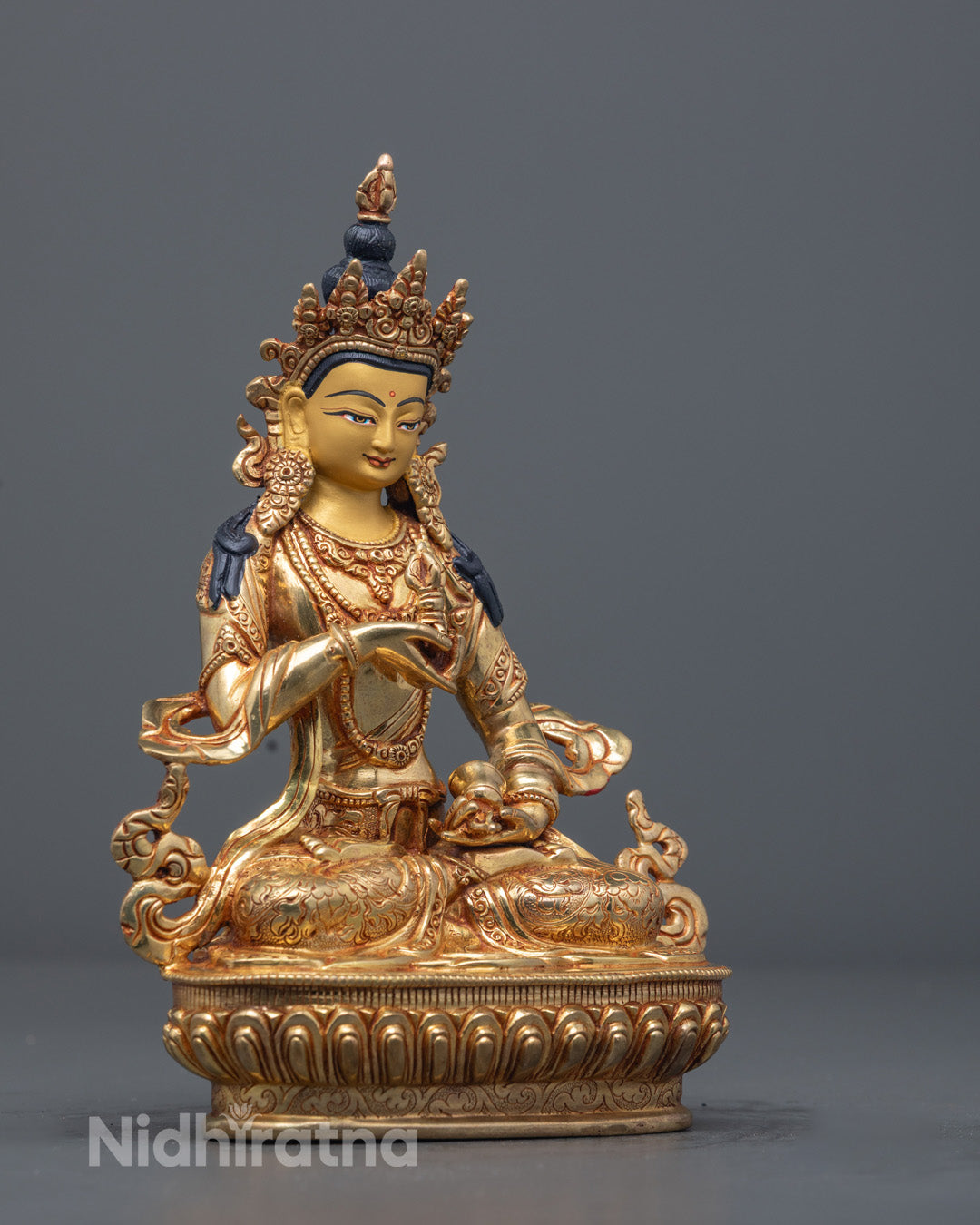 Seated Vajrasattva Holding Vajra and Bell – Symbol of Purification and Wisdom
