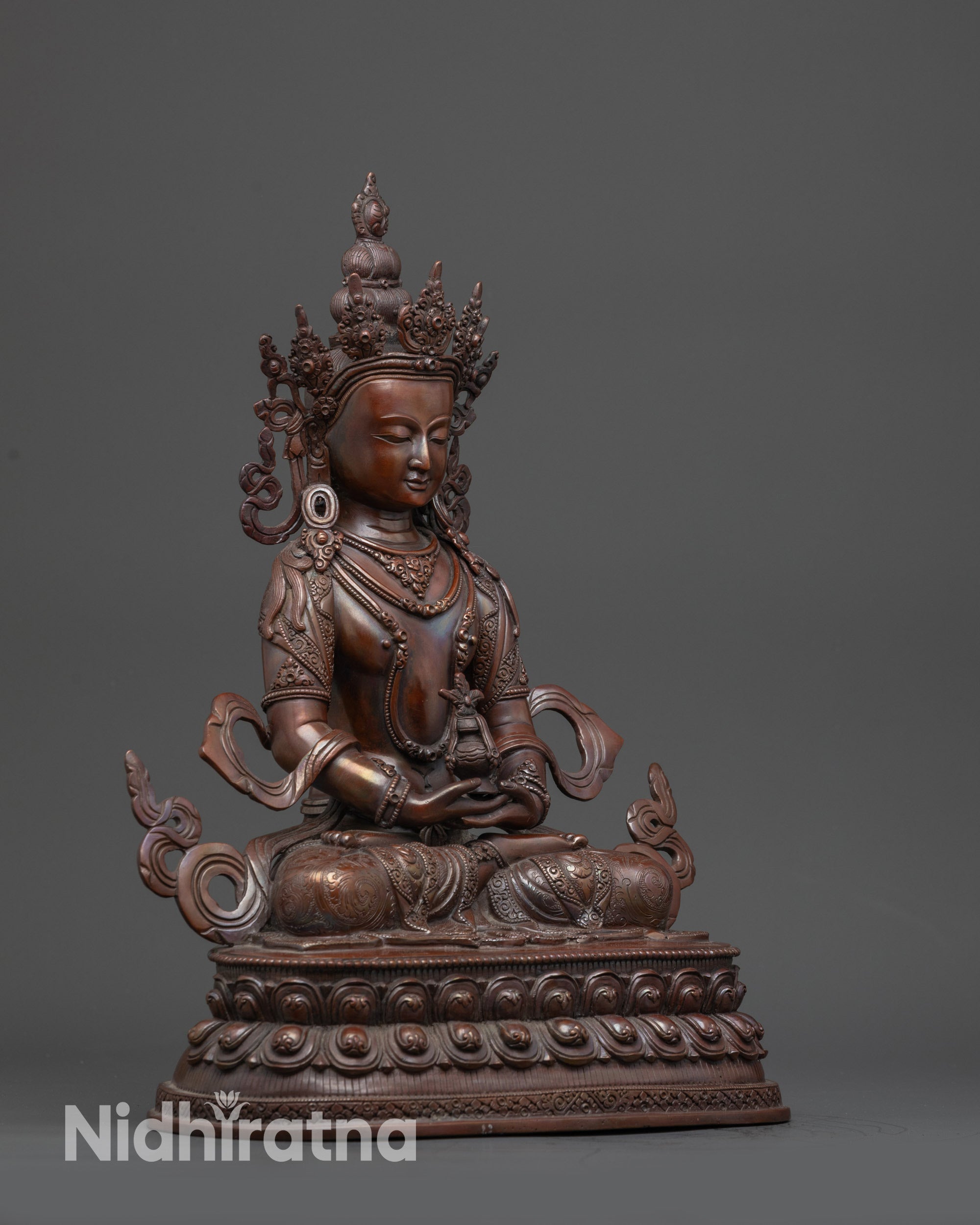Nepalese long life altar statue