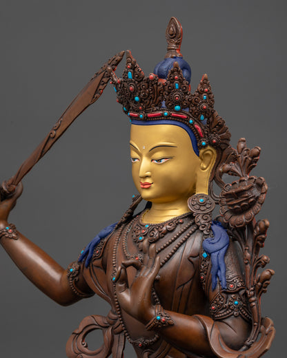 Tibetan meditation statue