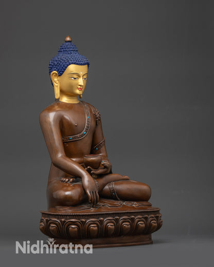 Nepalese meditation altar statue