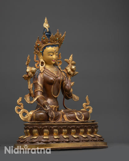 Tibetan Buddhist goddess for meditation and altar