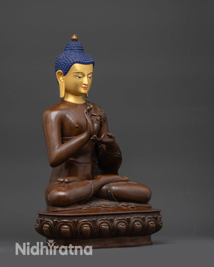 Nepalese Buddhist meditation statue